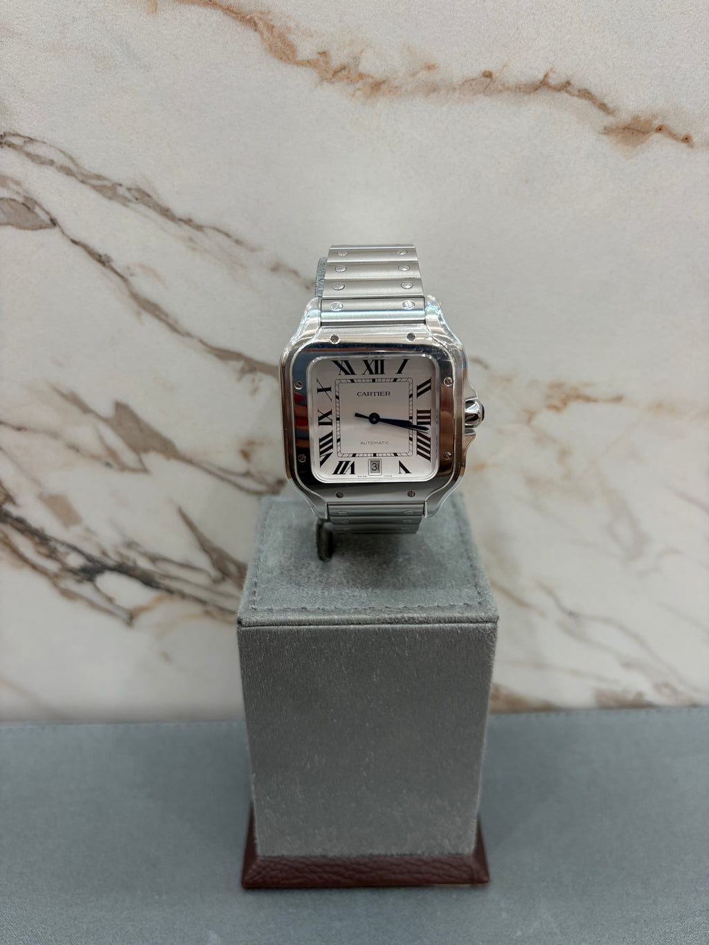N/A Cartier Santos De Cartier Large White