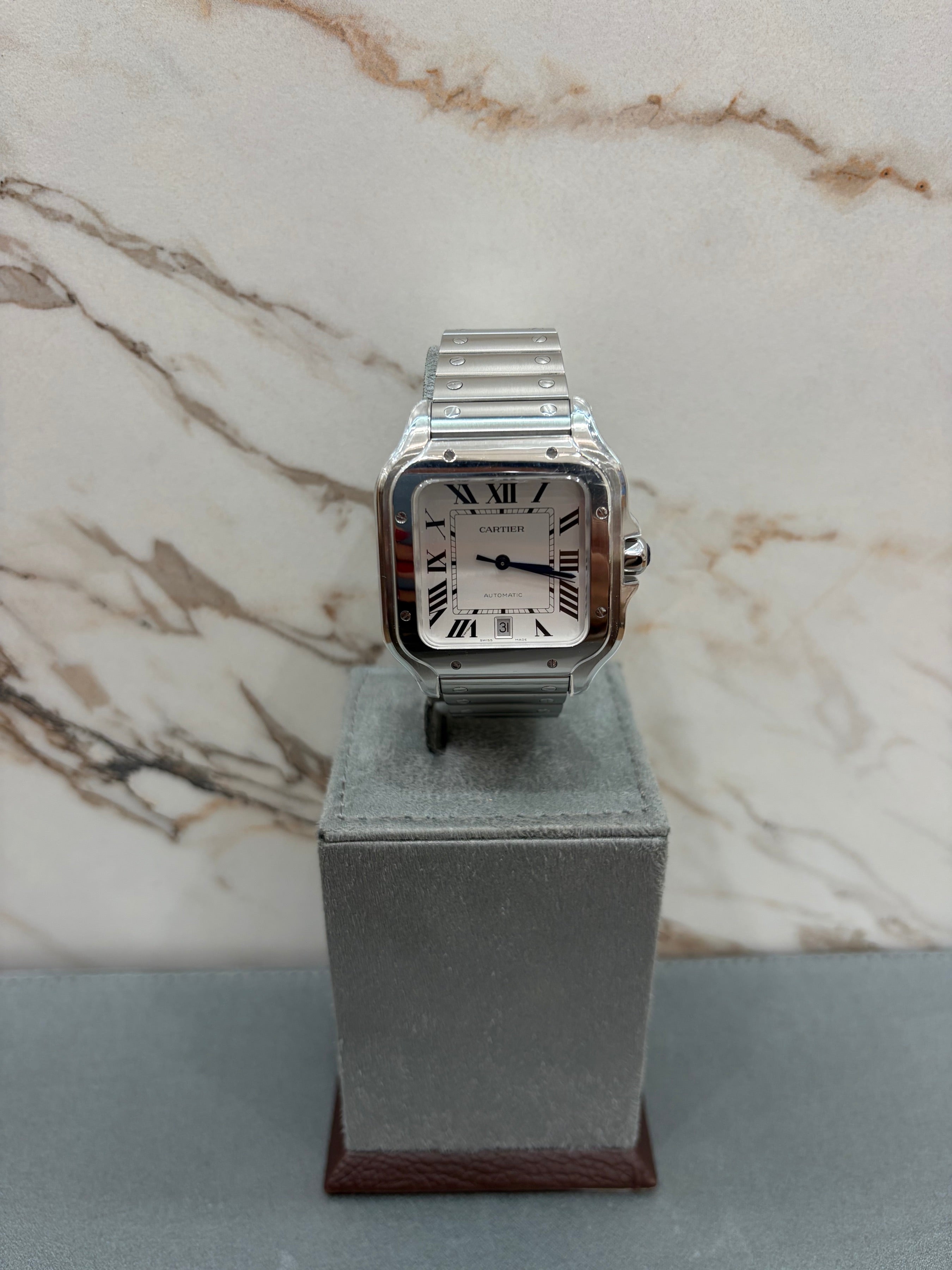 N/A Cartier Santos De Cartier Large White