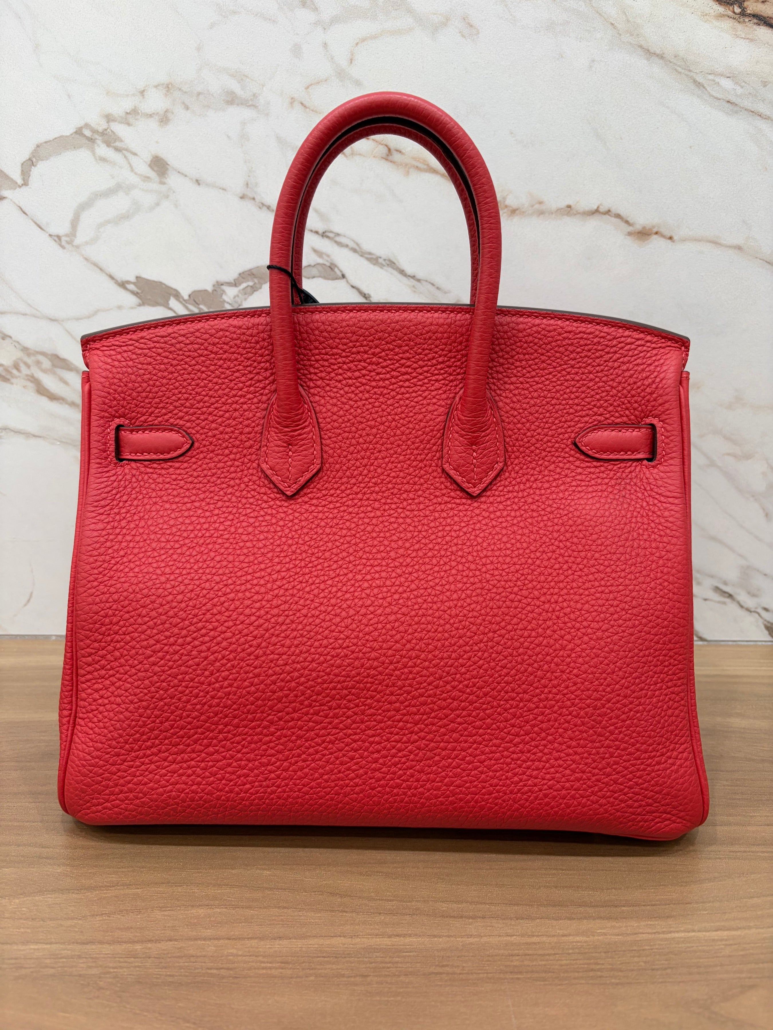 N/A Hermes Birkin 25 Rouge Pivoine