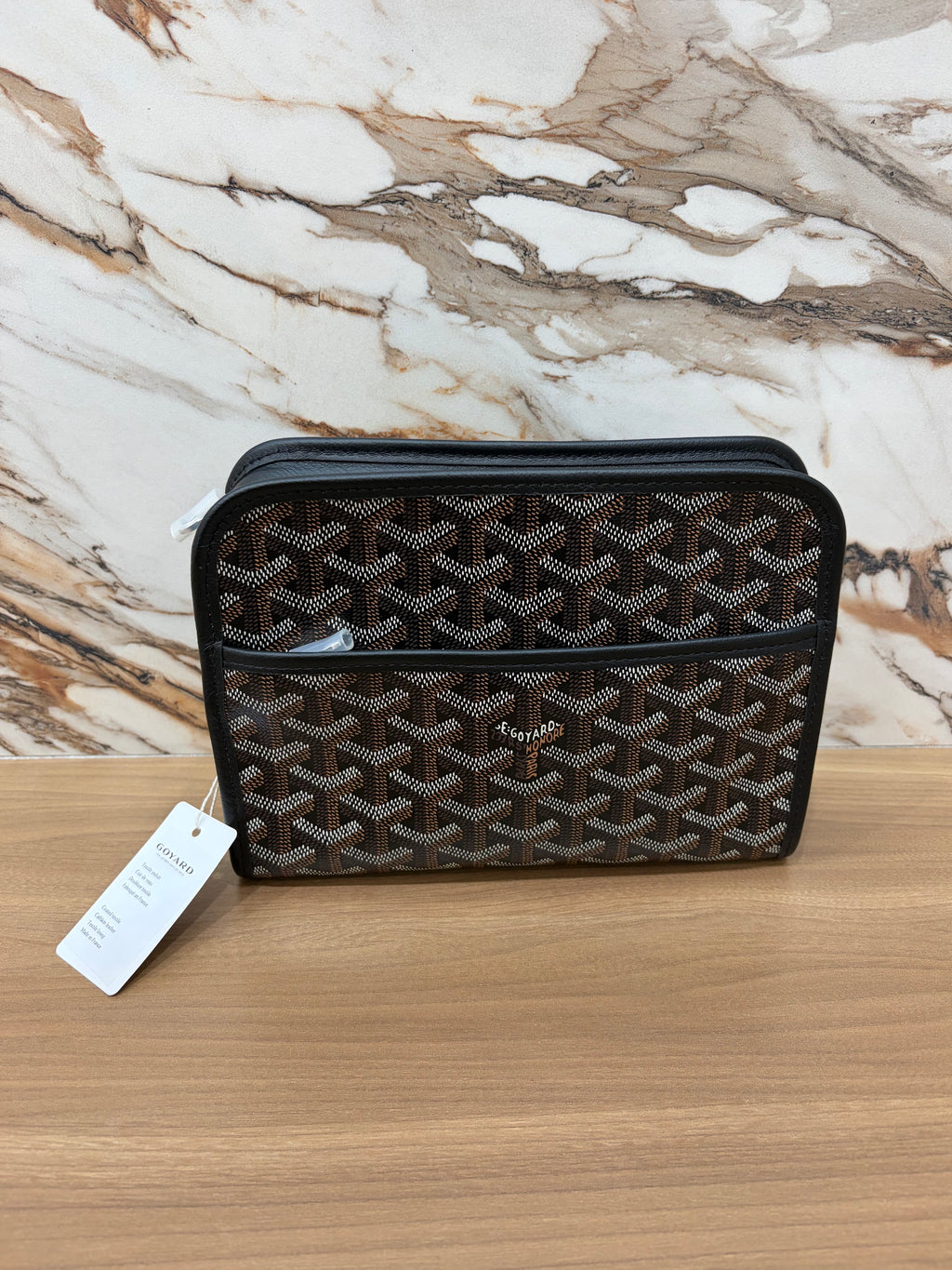 GOYARD MENS JOUVENCE PM BLACK/BROWN