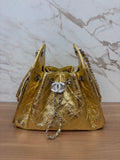 N/A Chanel Mini 25 Gold Metallic