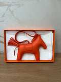 N/A Hermes Rodeo Leather Bag Charm