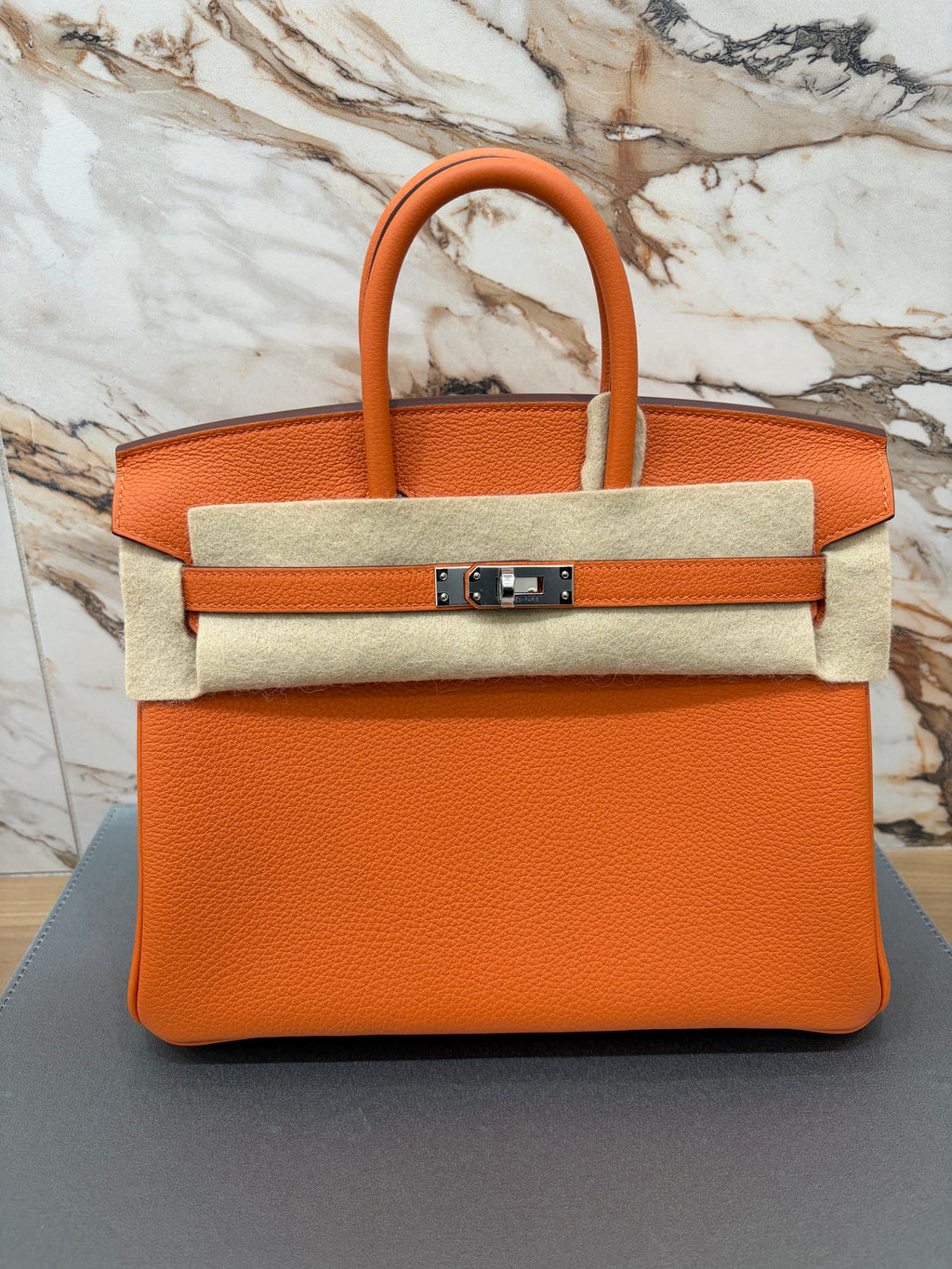 N/A Hermes 2026 Birkin 25 Togo Orange PHW