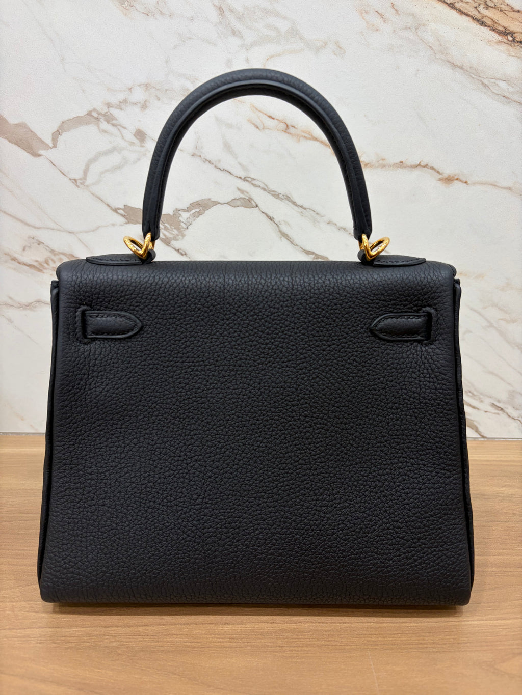 N/A Hermes Kelly 25 Togo Black
