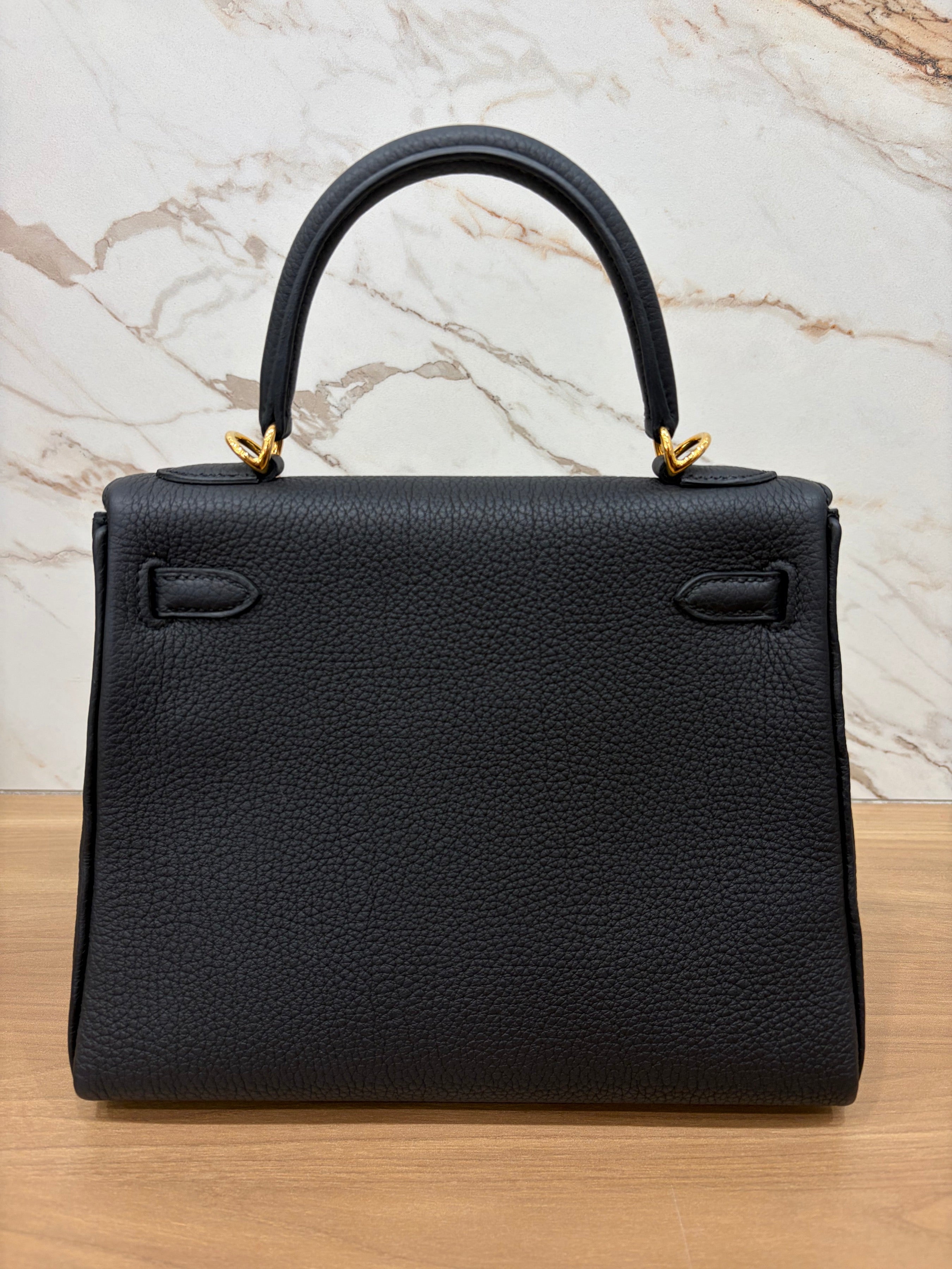 N/A Hermes Kelly 25 Togo Black
