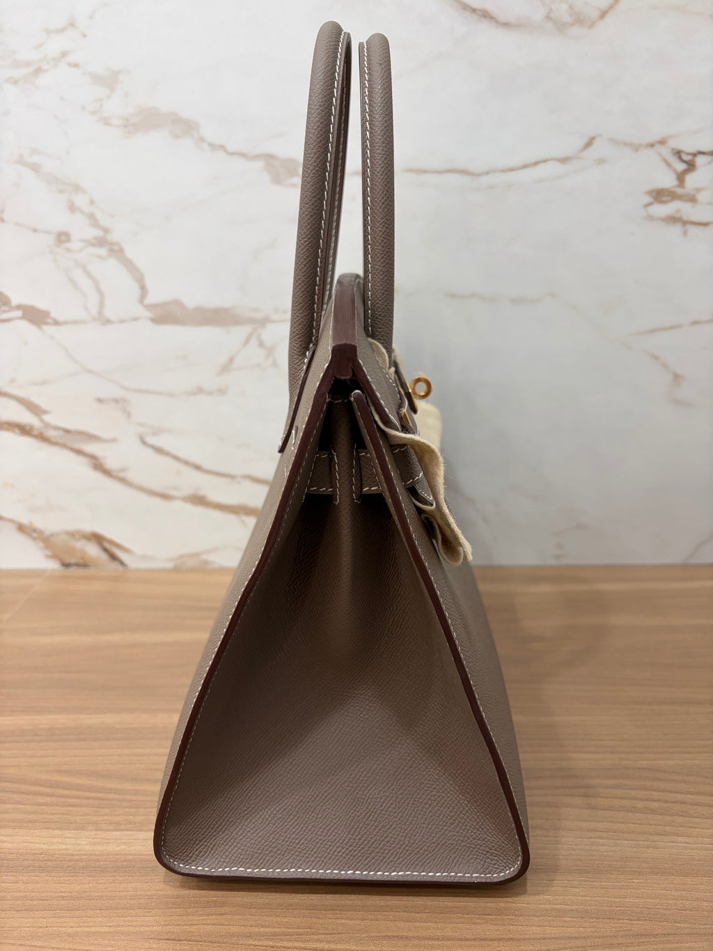 N/A Hermès Birkin 30 Etoupe Epsom Gold Hardware