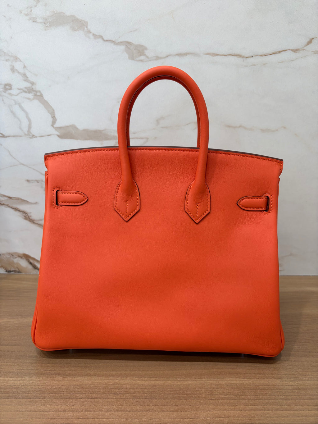 N/A Hermes Swift Birkin 25 Orange