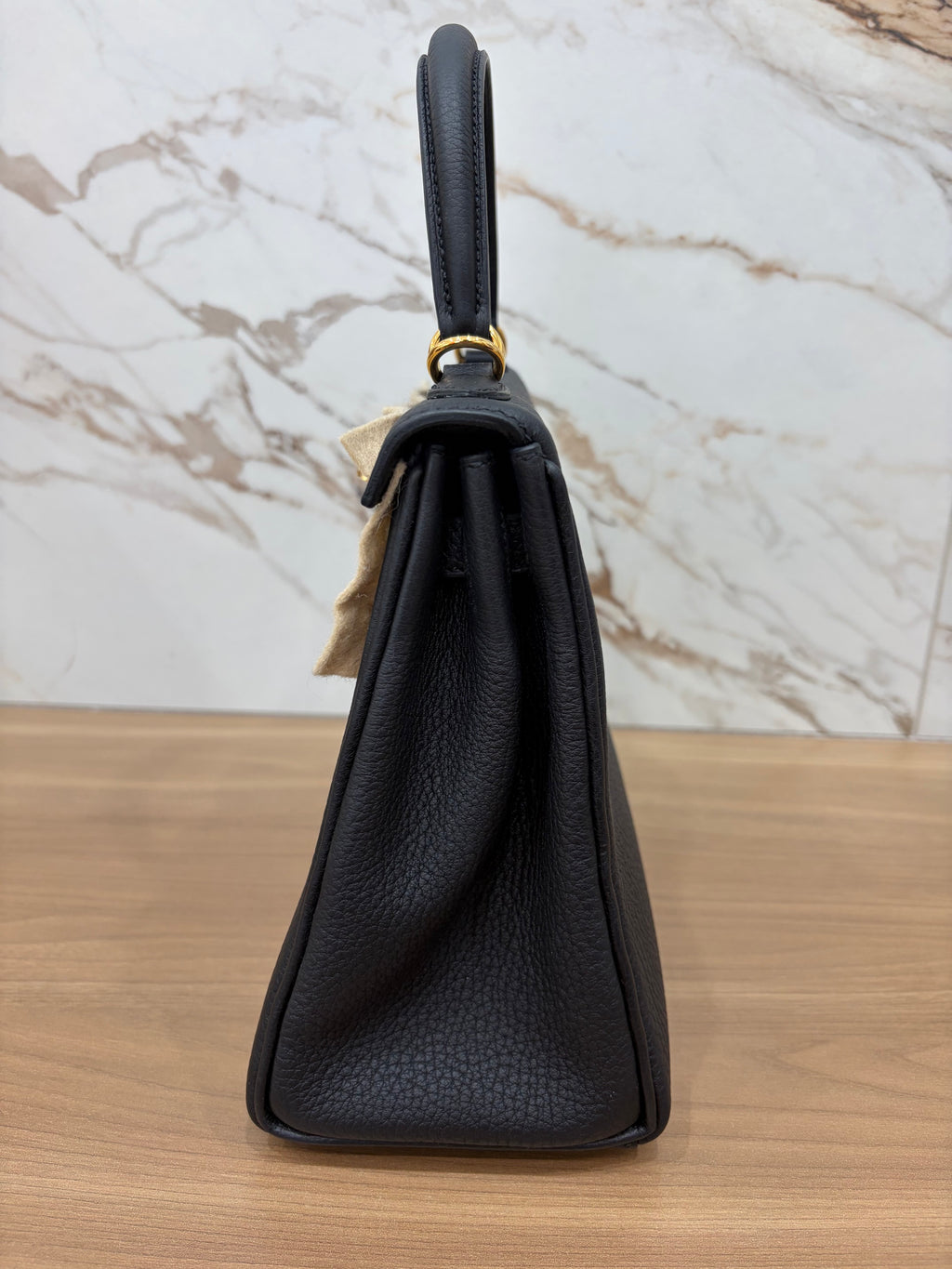 N/A Hermes Kelly 25 Togo Black