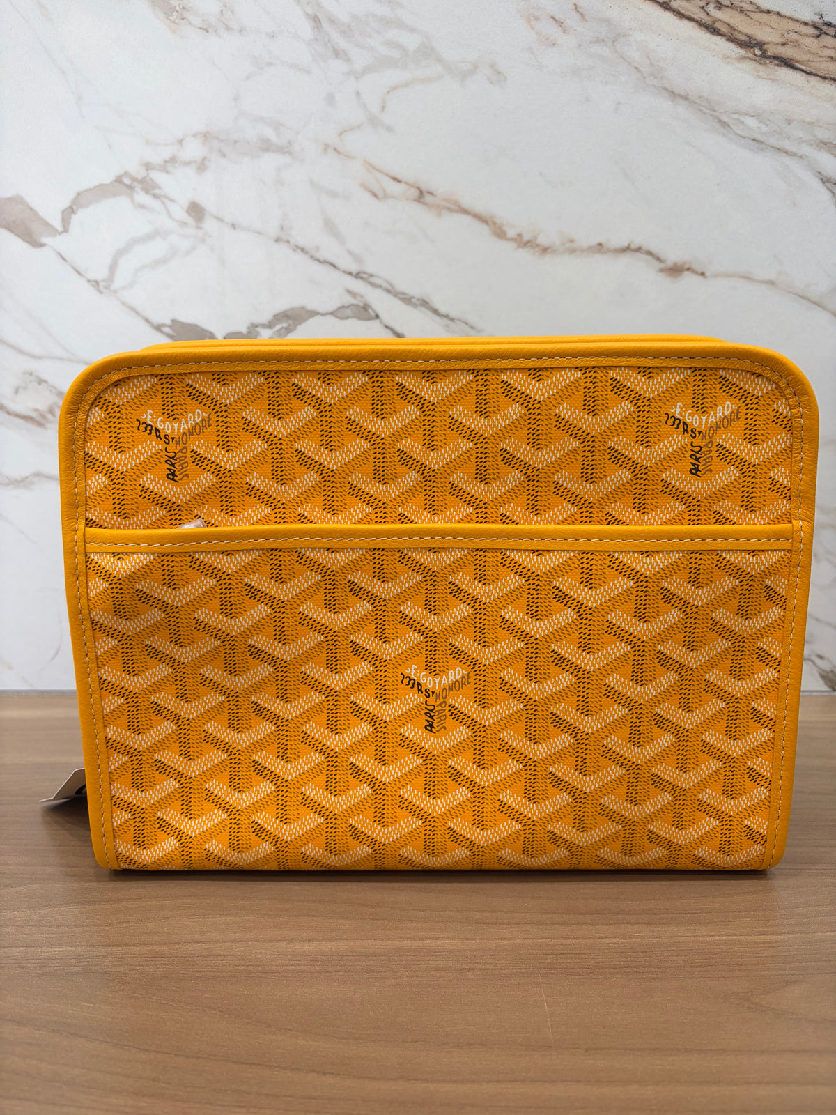 Goyard Yellow Jouvence PM Toiletry Bag