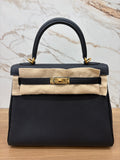 N/A Hermes Kelly 25 Togo Black