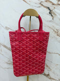 N/A Goyard Le Jardin Poitiers Tote PM Fuchsia