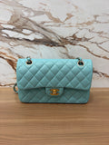 N/A CHANEL TIFFANY BLUE SMALL FLAP