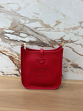 N/A HERMES EVELYN VERMILLION-ROGUE