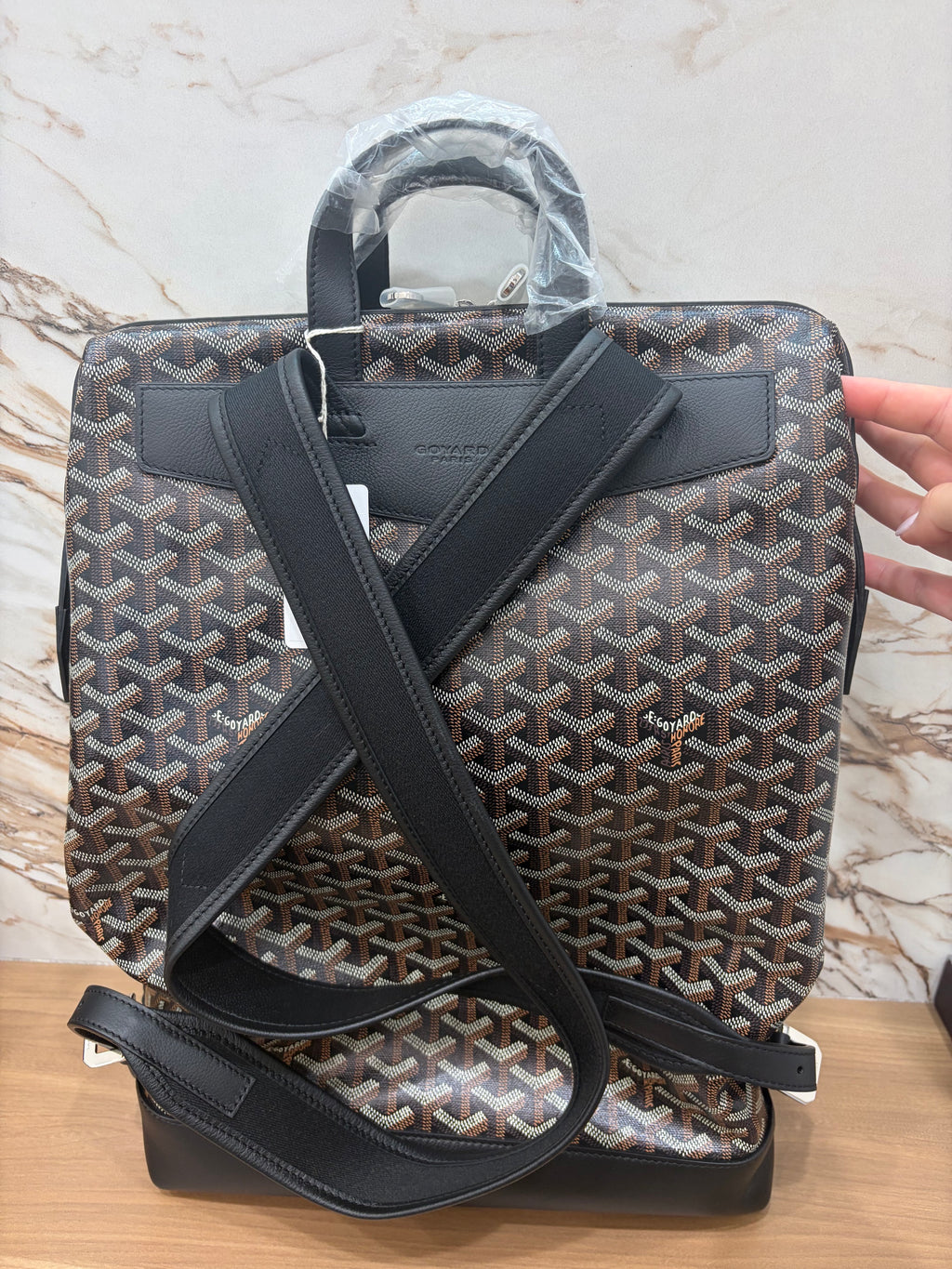 N/A Goyard Cisalpin Backpack Black