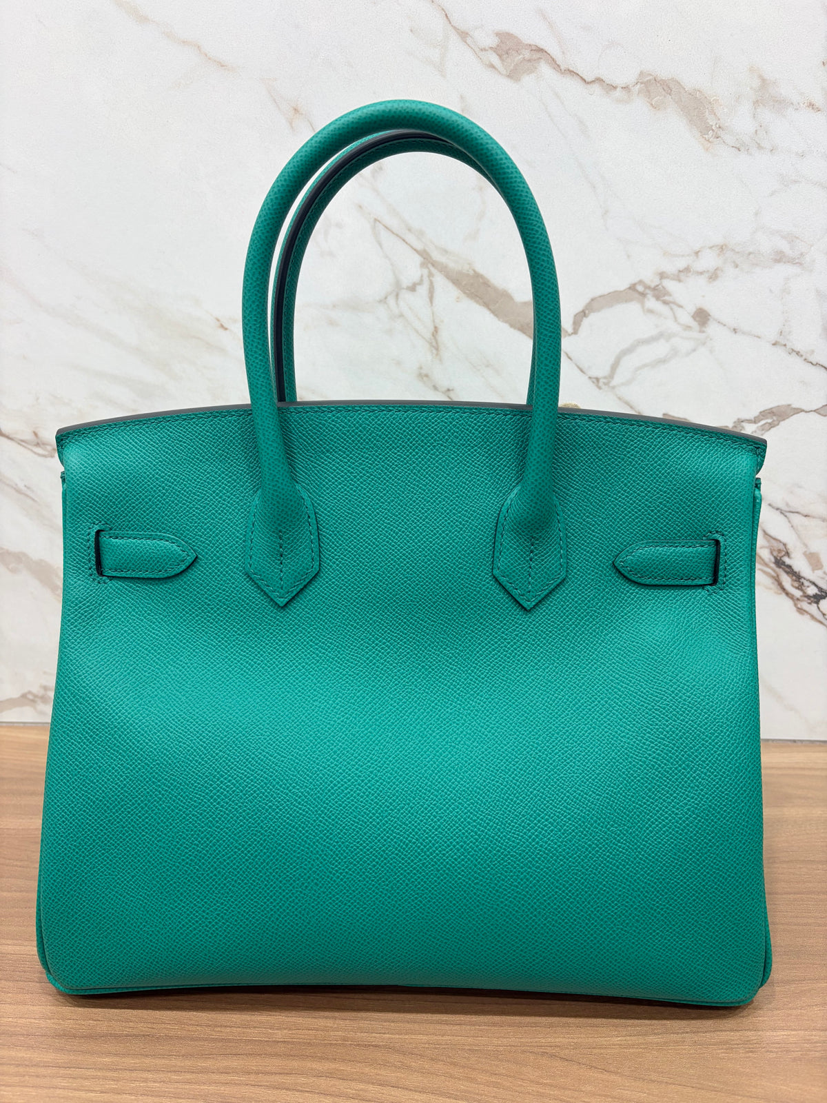 Hermes Birkin 30 Epsom Vert Jade Gold Hardware