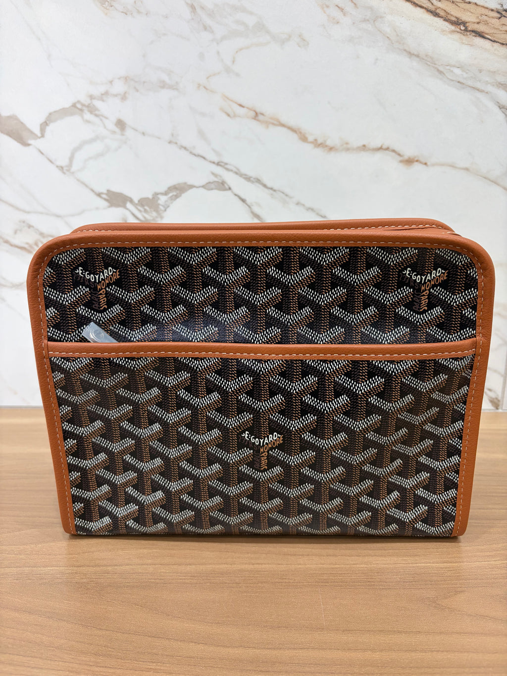 Goyard Black & Tan Jouvence PM Toiletry Bag