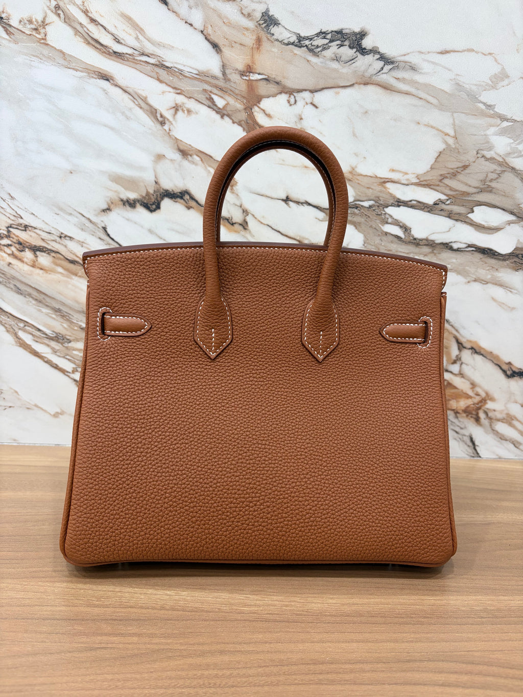 N/A Hermès Birkin 25 Gold Togo Palladium Hardware