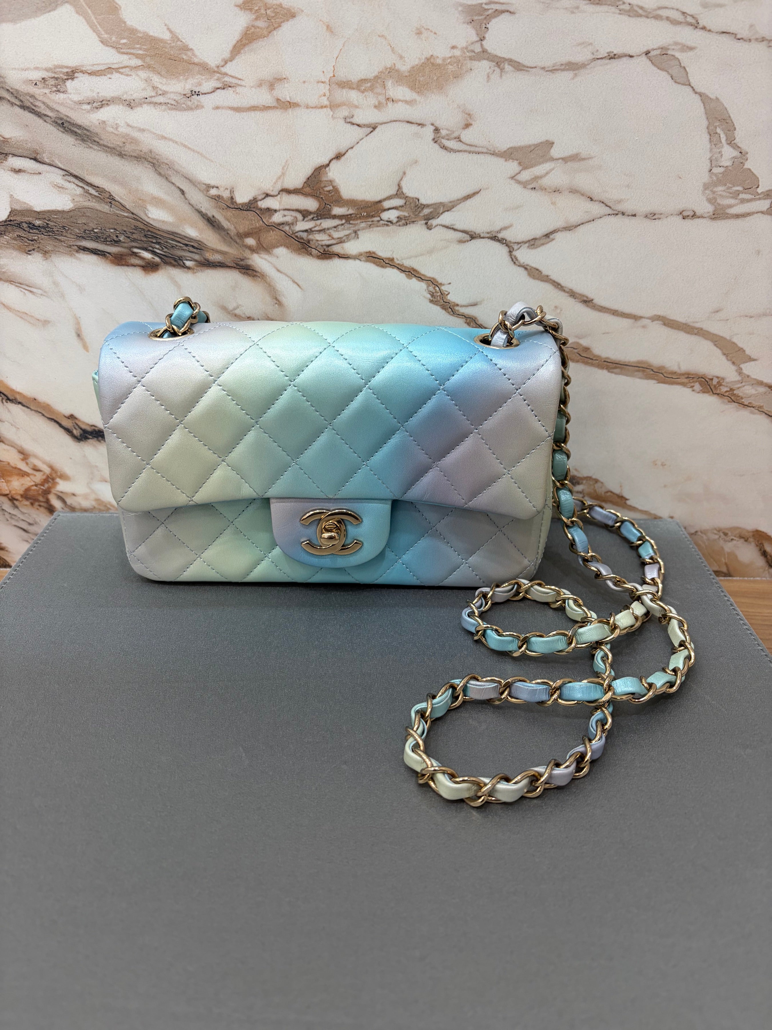 N/A Chanel Flapbag Blue