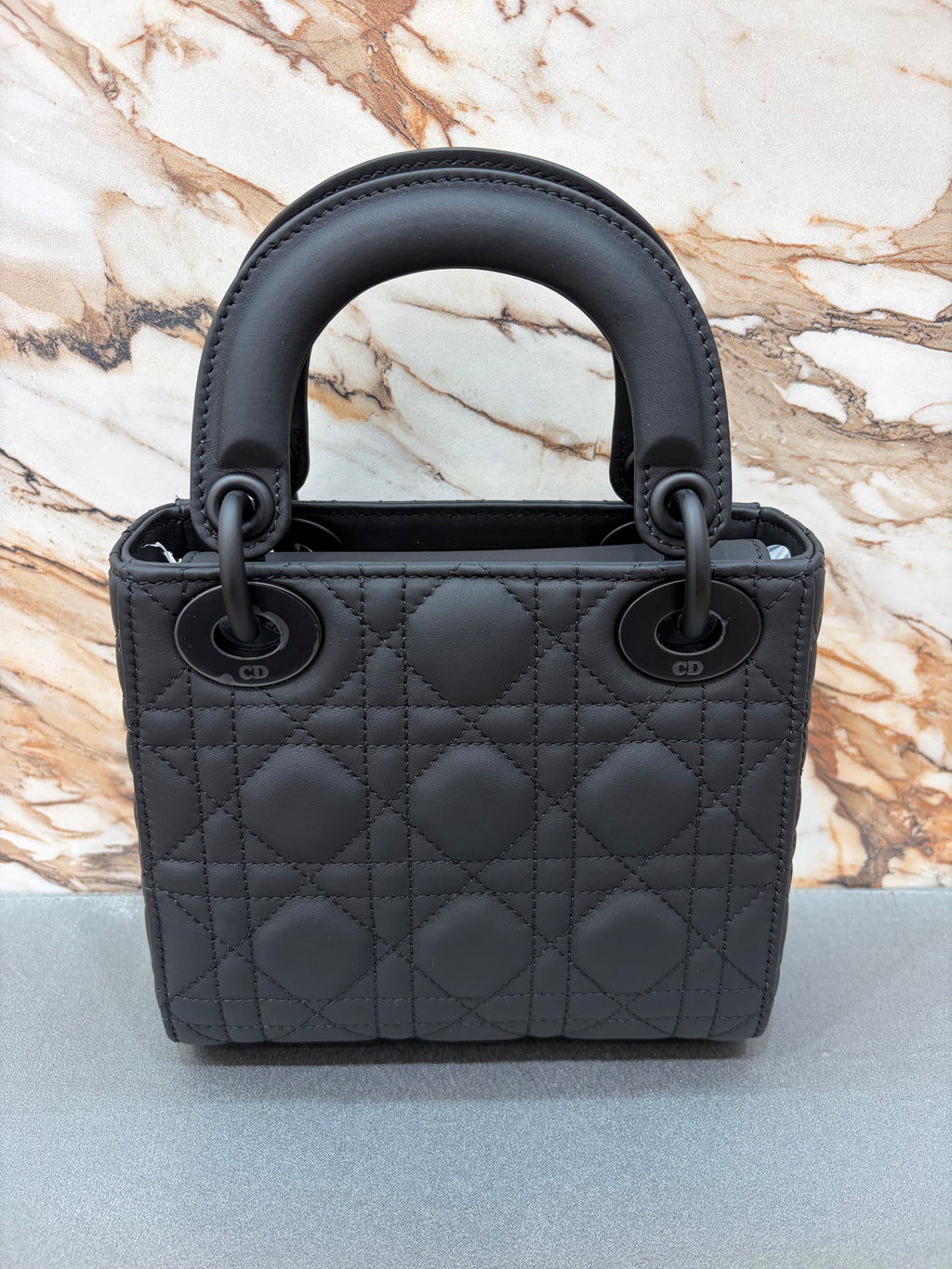 N/A Dior Mini Lady Matte Black